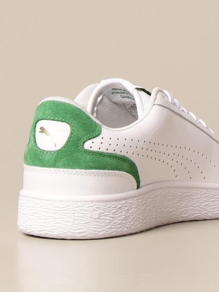 puma shoes white leather