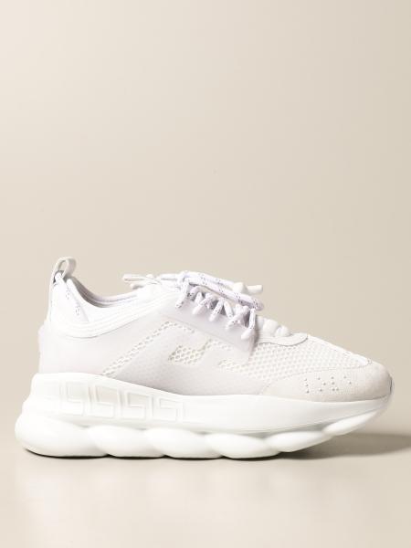 Versace Chain Reaction White Men's Sneakers New