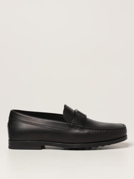 Tod's moccasin in leather with rubber sole