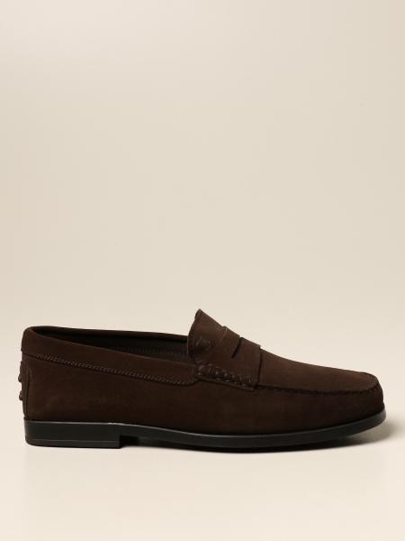 Tod's suede loafers with rubber sole