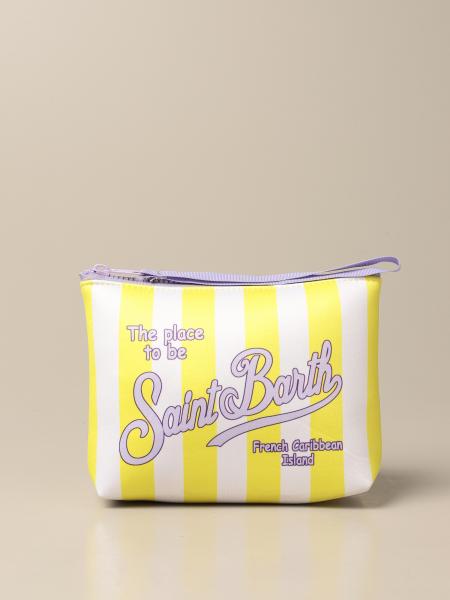 MC2 SAINT BARTH: clutch bag in neoprene - Yellow | Mc2 Saint Barth ...