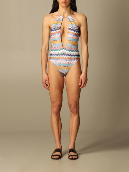 Missoni Mare striped one-piece swimsuit
