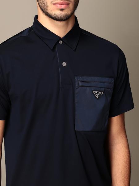 mens prada polo shirt uk