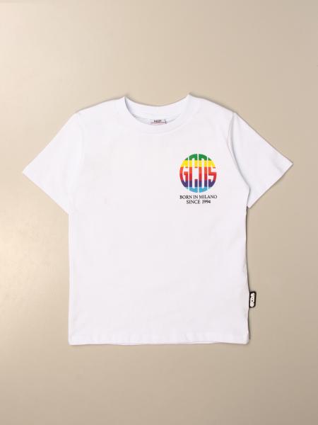 Gcds cotton T-shirt with multicolor logo print
