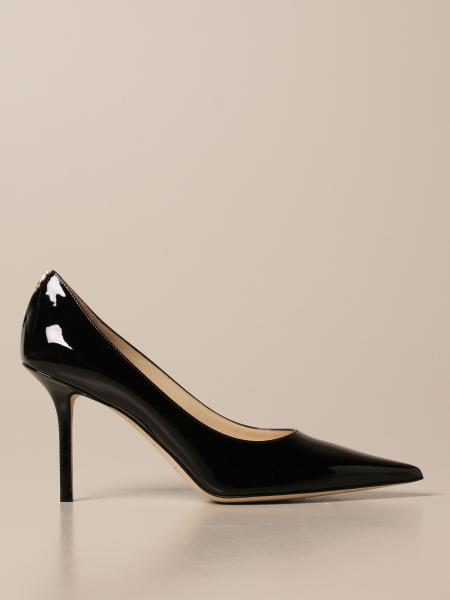 JIMMY CHOO: Love pumps in patent leather - Black | Jimmy Choo pumps ...