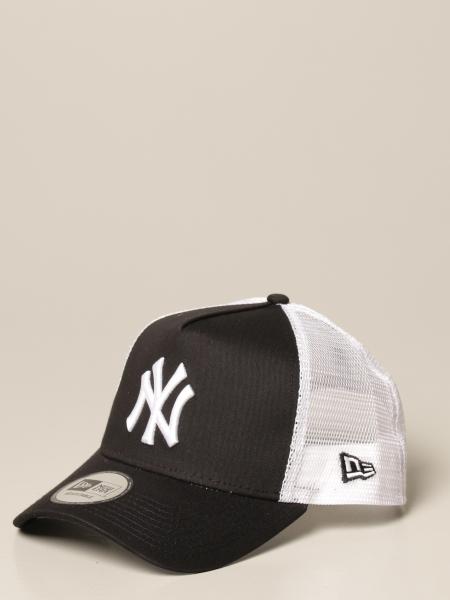 Black New York Yankees New Era A-Frame Trucker 9FORTY Snapback