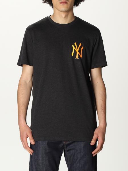 NEW ERA: cotton T-shirt with NY print - Black | New Era t-shirt ...