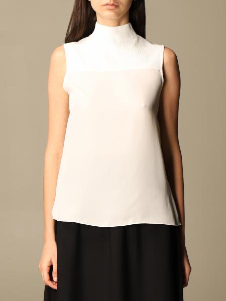 THEORY: basic silk top - Ivory | Theory top K1102506 online on GIGLIO.COM