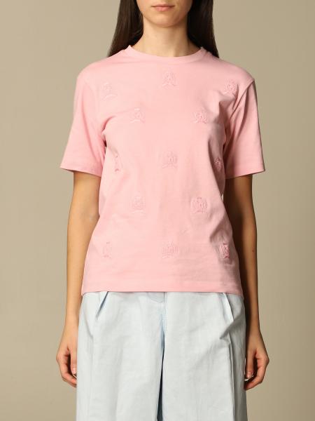 Hilfiger Collection: Hilfiger Collection cotton T-shirt with all-over emblem