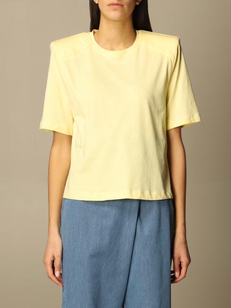 Federica Tosi basic t-shirt with padded shoulder straps