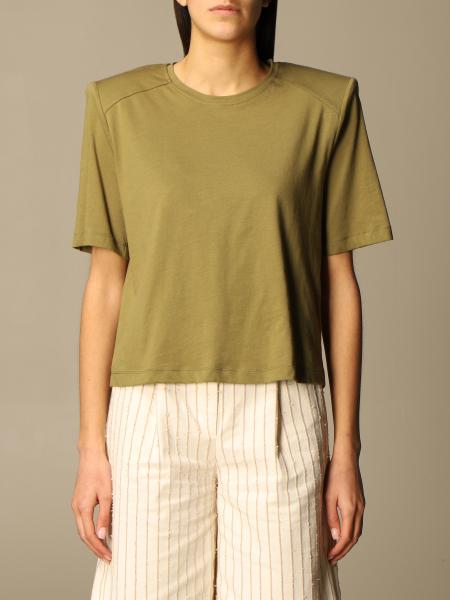 Federica Tosi basic t-shirt with padded shoulder straps