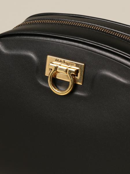 salvatore ferragamo trifolio shoulder bag