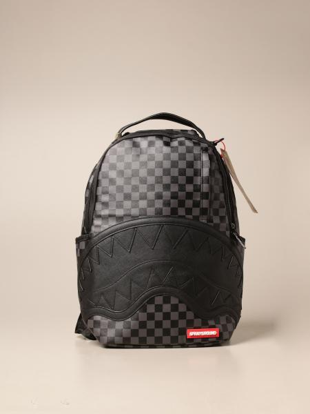 SPRAYGROUND: backpack in vegan leather with shark mouth - Black