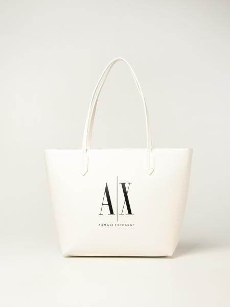 Armani Exchange women: Armani Exchange crossbody bag in saffiano synthetic leather