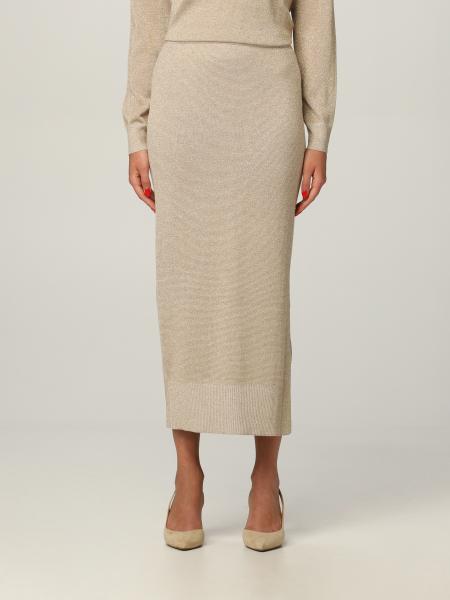 Armani Exchange women: Armani Exchange skirt in lurex wool blend