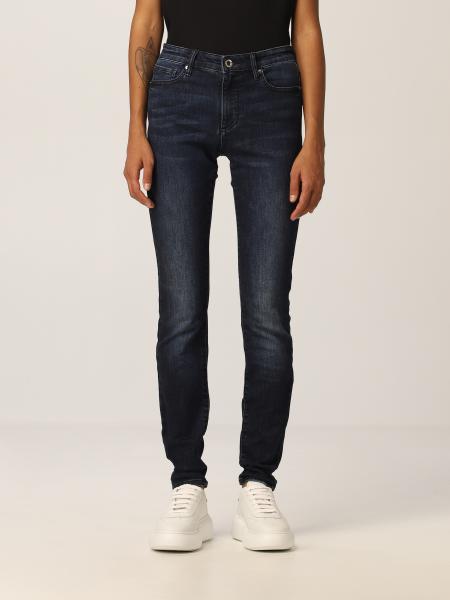 Jeans Armani Exchange in denim washed con logo