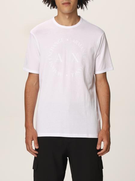 Armani Exchange men: Armani Exchange T-shirt in cotton jersey with logo