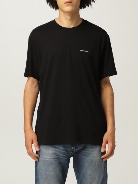 Armani Exchange men: Armani Exchange T-shirt in cotton jersey with logo