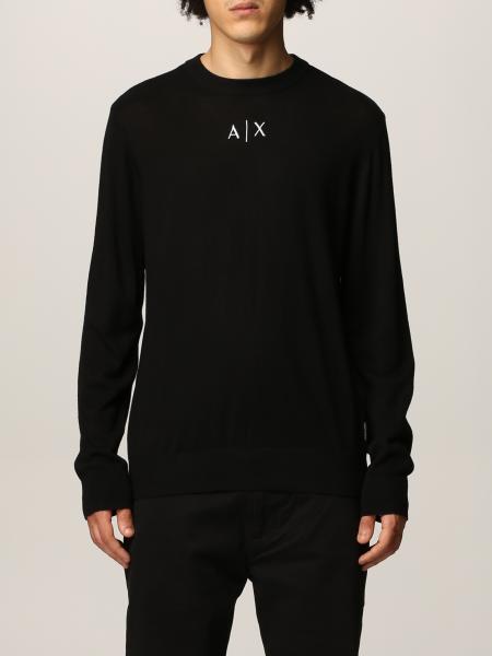 Armani Exchange men: Armani Exchange cotton blend jumper with logo