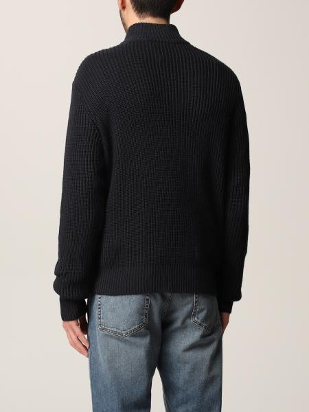 Armani Exchange Sweater Men Cardigan Armani Exchange Men Navy Cardigan Armani Exchange 6kze1b Zmy1z Giglio En