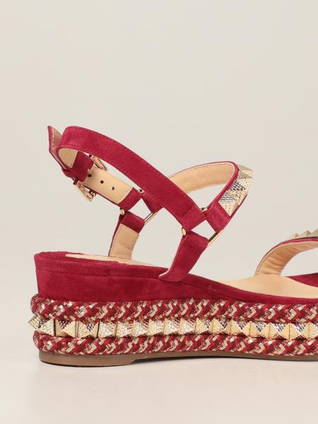 christian louboutin wedge shoes