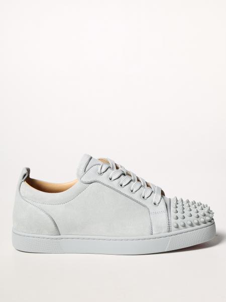 Christian Louboutin men: Luis Junior Spikes Orlato Christian Louboutin trainers in suede