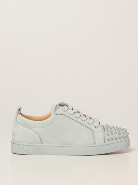 Christian Louboutin men: Luis Junior Spikes Orlato Christian Louboutin trainers in suede