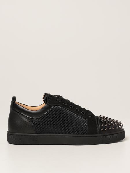 Christian Louboutin Louis Junior Spikes Orlato Leather And