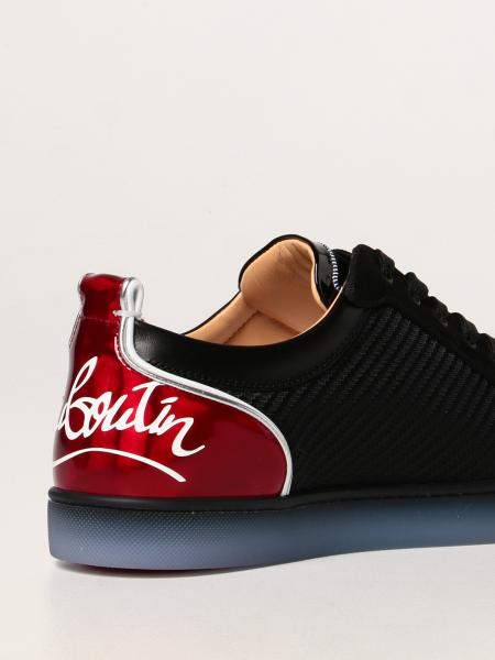 christian louboutin denim sneakers