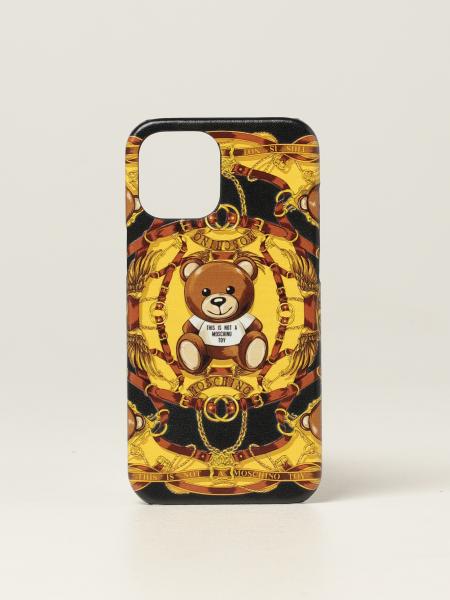 Moschino Couture iphone 12 pro max cover with foulard and teddy print