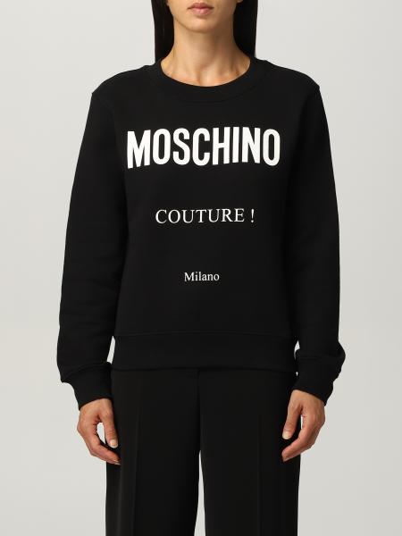 Moschino women: Moschino Couture cotton sweatshirt