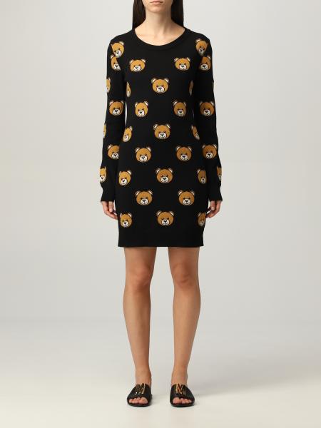 Moschino Couture dress with all-over teddy