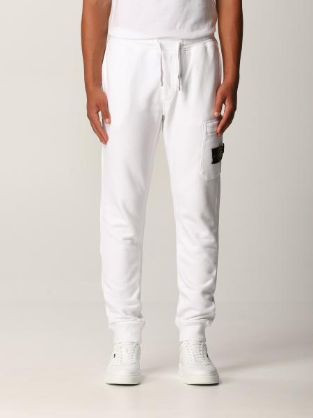 stone island white pants
