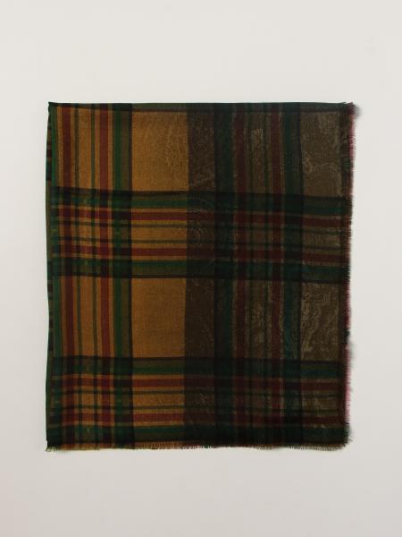 Etro scarf in check wool