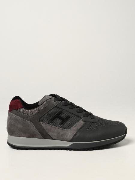 Hogan men: H321 Hogan trainers in leather and suede