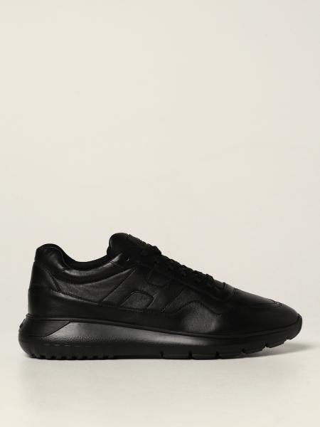 Hogan men: Interactive Hogan trainers with leather H