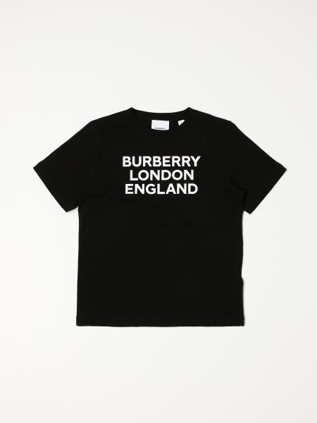 Burberry: T-shirt Burberry in cotone con logo