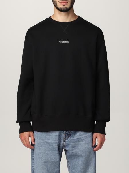 Valentino men: Valentino cotton sweatshirt with logo