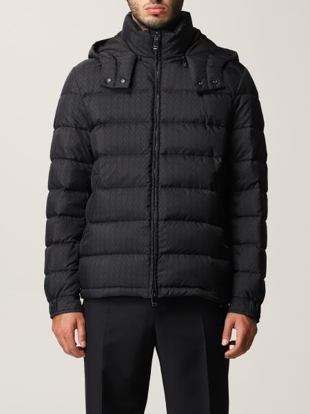 Valentino down jacket with all-over V Optical logo