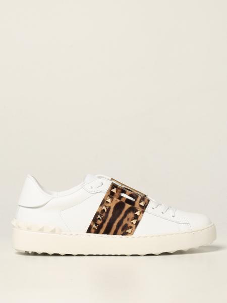 Valentino: Sneakers Rockstud Untitled Valentino Garavani in pelle di vitello