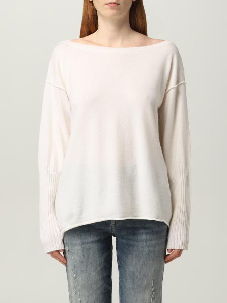 MANILA GRACE: sweater for woman - Ivory | Manila Grace sweater M415WU ...