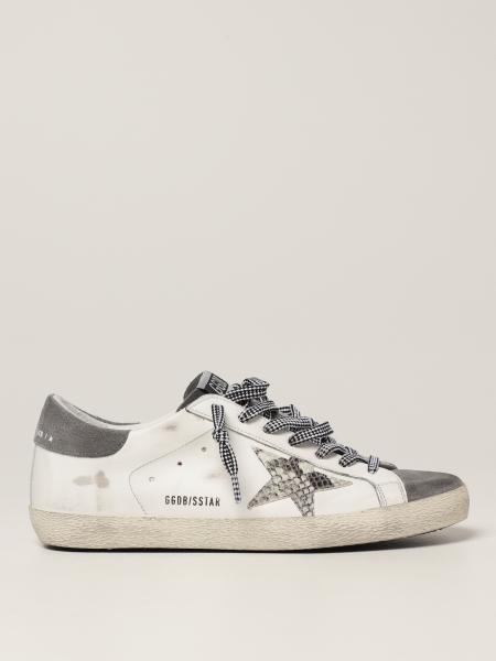 Golden Goose men: Super-Star classic Golden Goose trainers in leather and suede