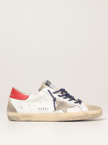 Golden Goose shoes for men: Super-Star classic Golden Goose trainers in leather