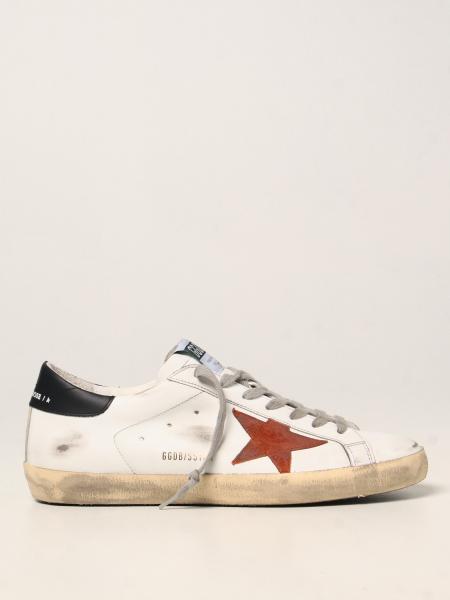 Golden Goose shoes for men: Super-Star classic Golden Goose trainers in leather