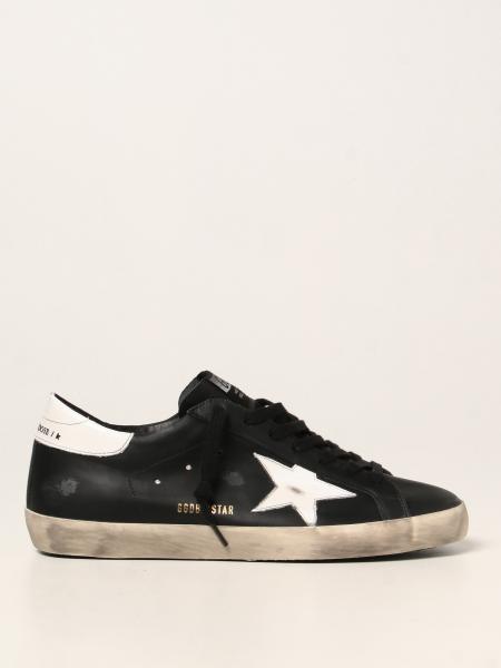 GOLDEN GOOSE: Super-Star classic sneakers in leather | Sneakers 