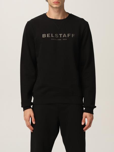 Belstaff: Girocollo con logo reflective