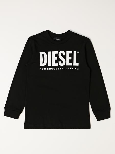 Diesel男童装: Diesel Logo 棉质 T 恤