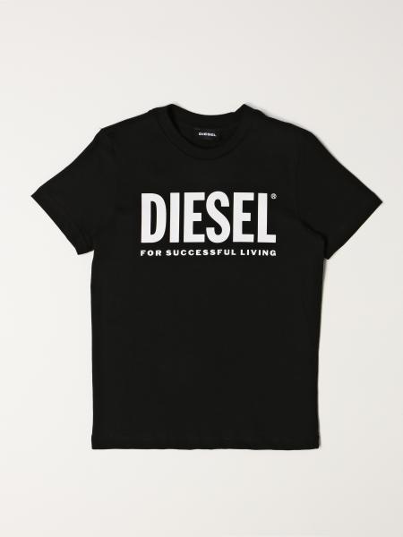 Diesel男童装: Diesel Logo 棉质 T 恤