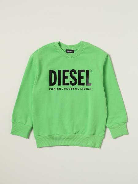 Diesel Logo 棉质圆领卫衣