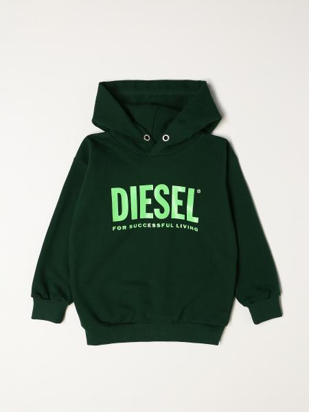 Diesel: Felpa con cappuccio Diesel in cotone